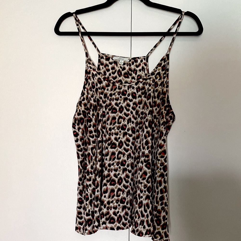 SOPRANO flowy, animal print camisole tank